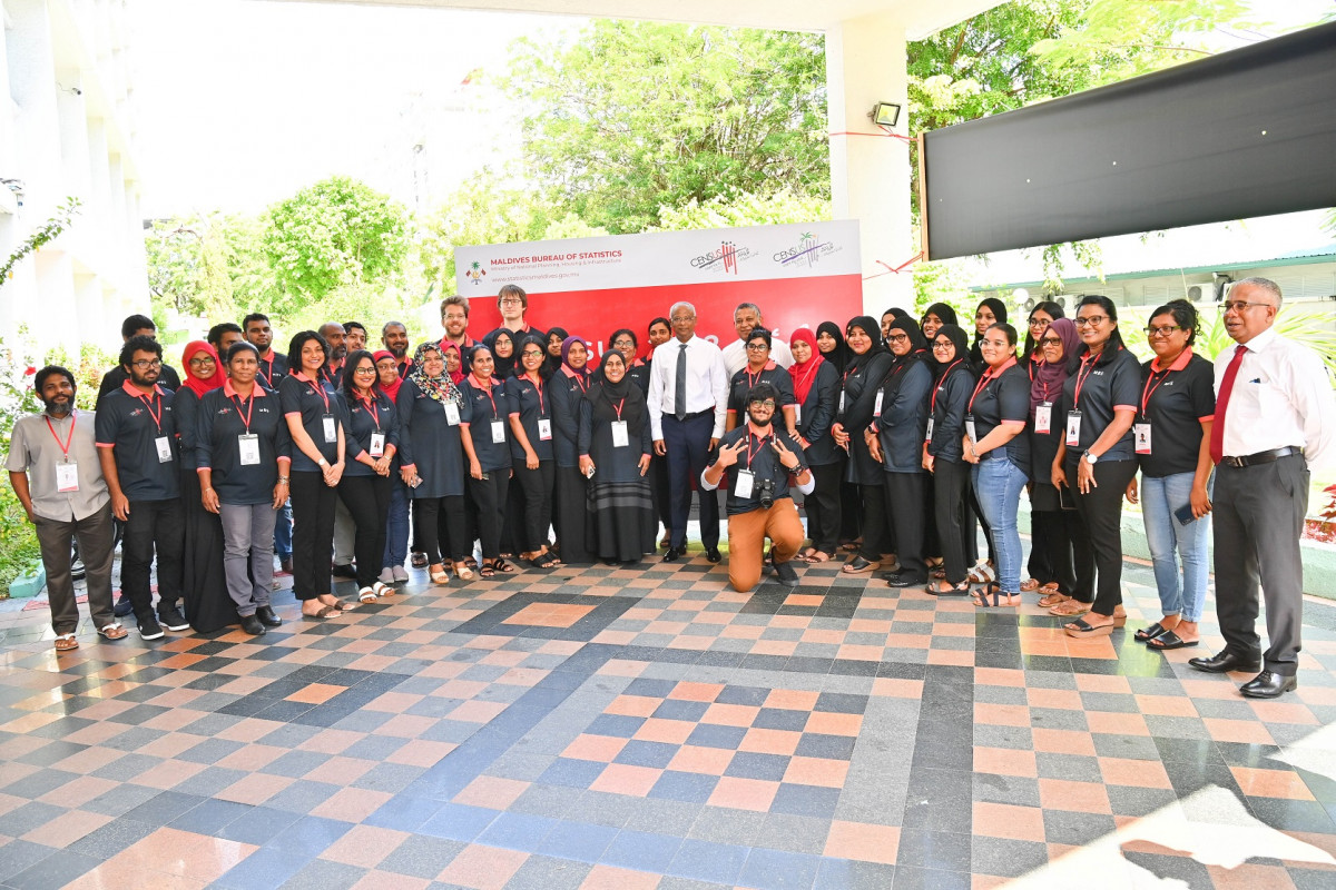 President Solih appealed for public support to gather information for Census 2022