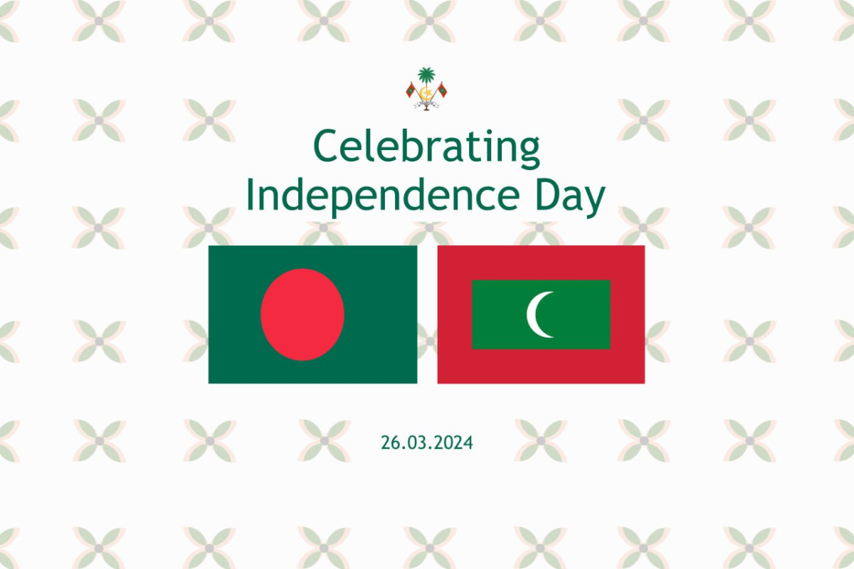 Flags of Bangladesh and Maldives