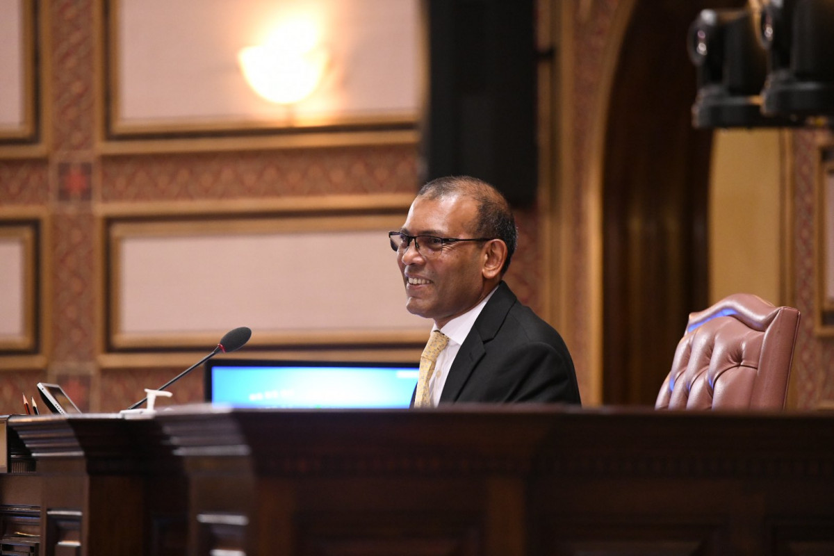 މުހައްމަދު ނަޝީދު - ރައްޔިތުންގެ މަޖިލީހުގެ ރައީސް