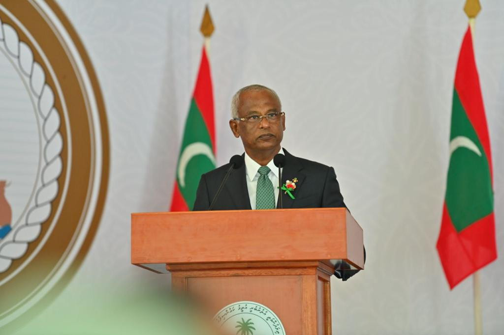 ގައުމީ ދުވަހުގެ ޖަލްސާގައި ރައީސް އިބްރާހިމް މުހައްމަދު ޞާލިހް ވާހަކަފުޅުދައްކަވަނީ