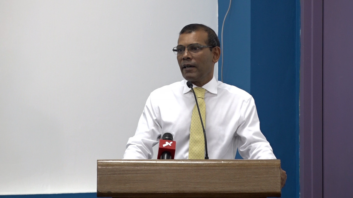 އެމްޑީޕީގެ ރައީސް މުހައްމަދު ނަޝީދު