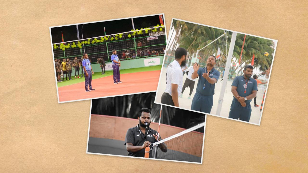 ވޮލީ ބޯޅަ ރެފްރީ މުޙައްމަދު ފަޒީން