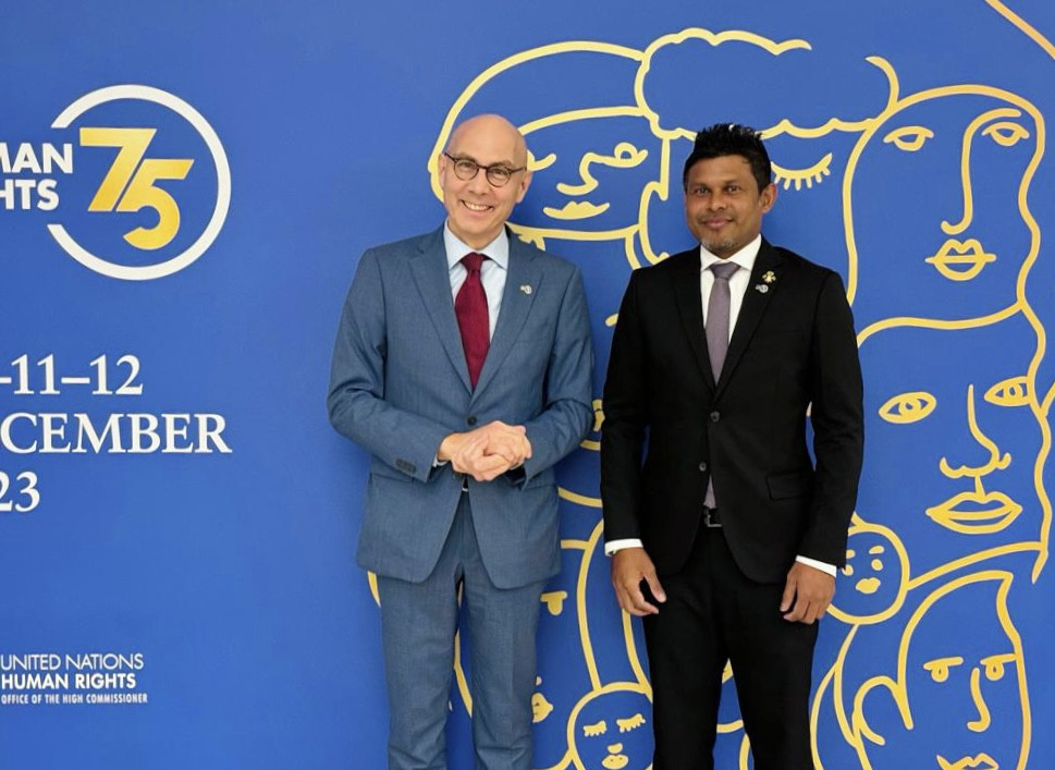 VP Latheef meets UN High Commissioner for Human Rights