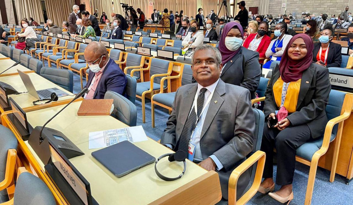 ޔުނައިޓެޑް ނޭޝަންސް އެންވަޔަރަމަންޓް އެސެމްބްލީގެ 5 ވަނަ ސެޝަންގެ ތެރެއިން