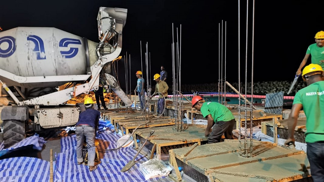 މާލޭ ސްވިމިންގ ޓްރެކުގެ މަސައްކަތް ކުރިއަށްދަނިކޮށް