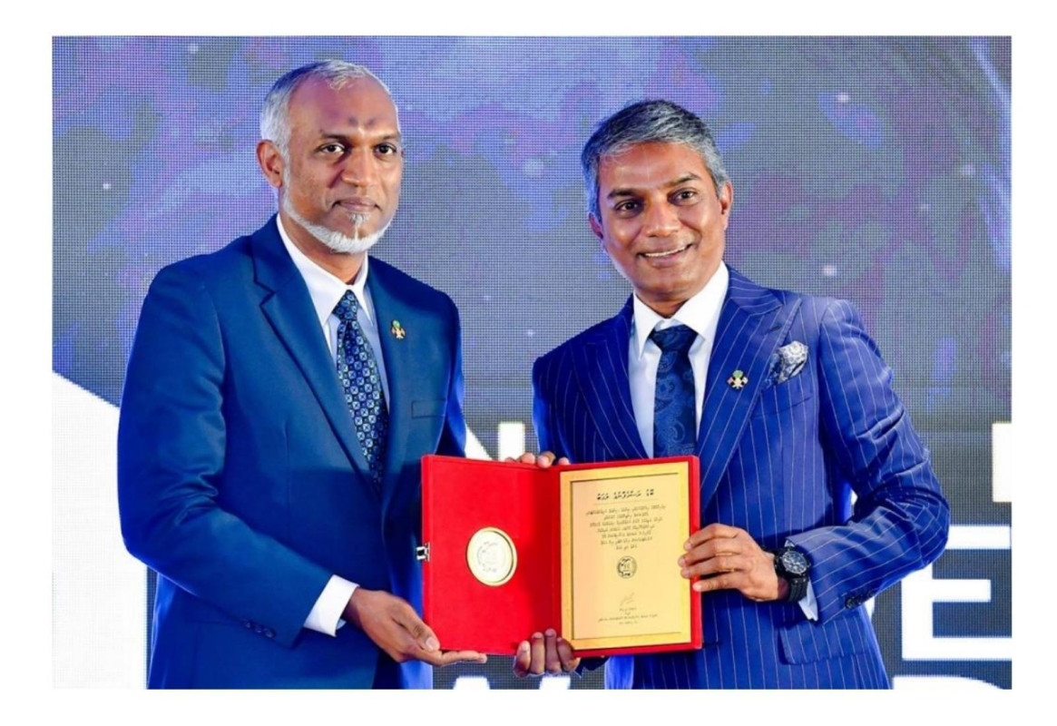 މަސީން، ރައީސް މުއިއްޒަށް ބޮޑު ރަސްގެފާނުގެ ލަގަބު އަރުވަނީ