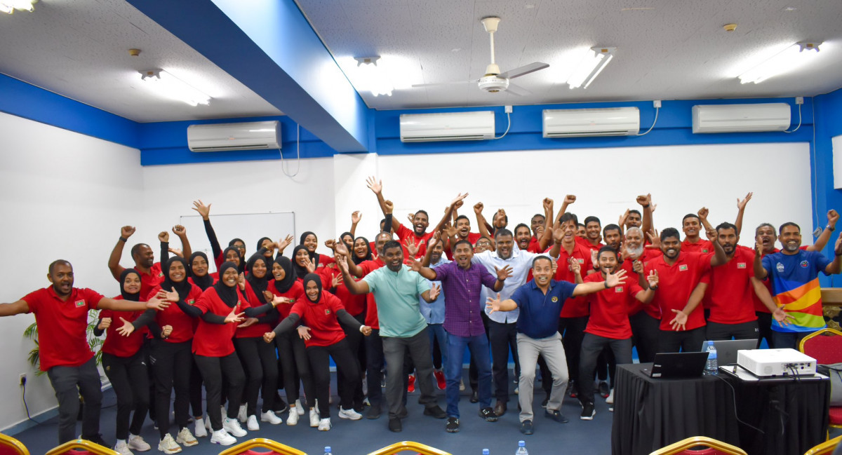 ޤަައުމީ ޓީމުގެ ކުޅުންތެރިންނަށް ޖާޒީ ހަވާލުކުރުމަށާއި، ހިތްވަރު ދިނުމަށް ބޭއްވި އިވެންޓުގެ ތެރެއިން