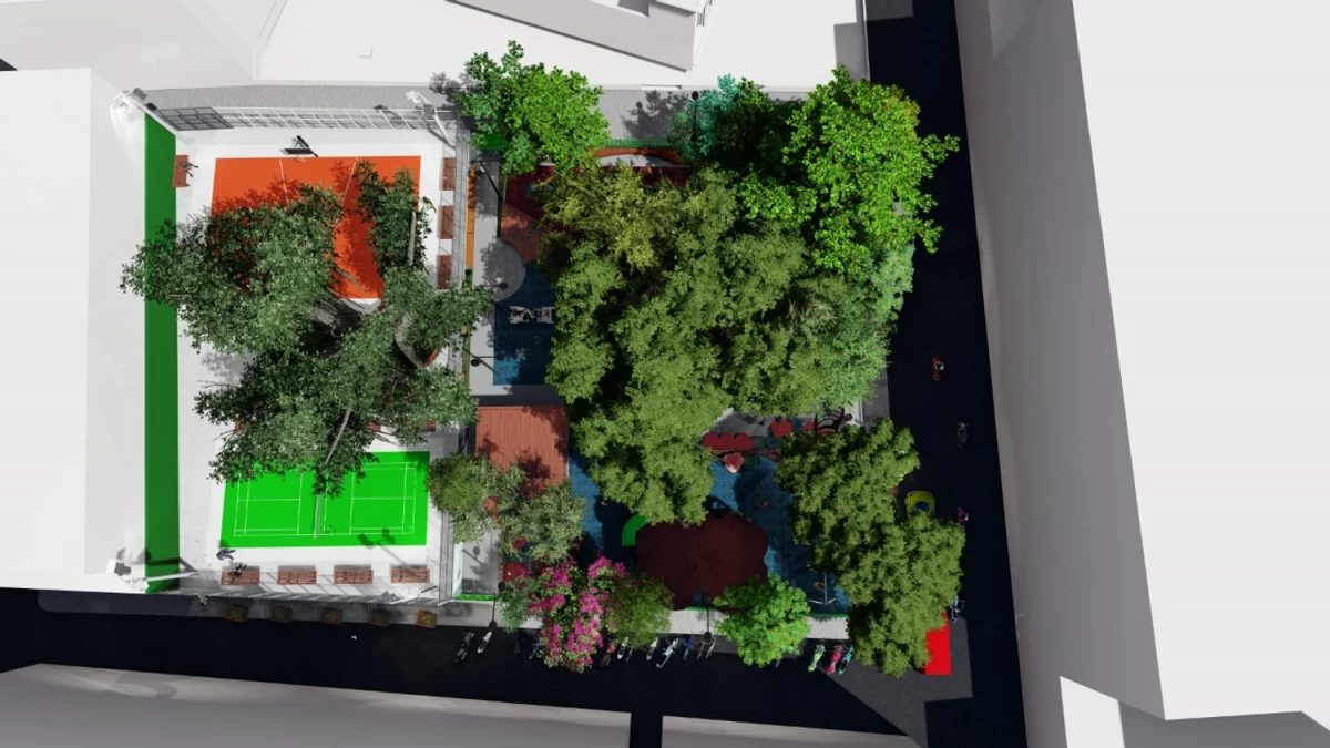 ސިޓީ ކައުންސިލުން ގަލޮޅުގައި ތަރައްގީކުރާ ޕާކުގެ ޑިޒައިން