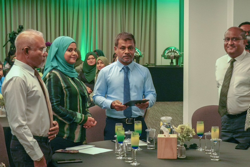 ހެލްތު މިނިސްޓަރު އަބްދުﷲ ނާޒިމް މި ޕޯޓަލް އިފްތިތާހް ކޮށްދެއްވަނީ