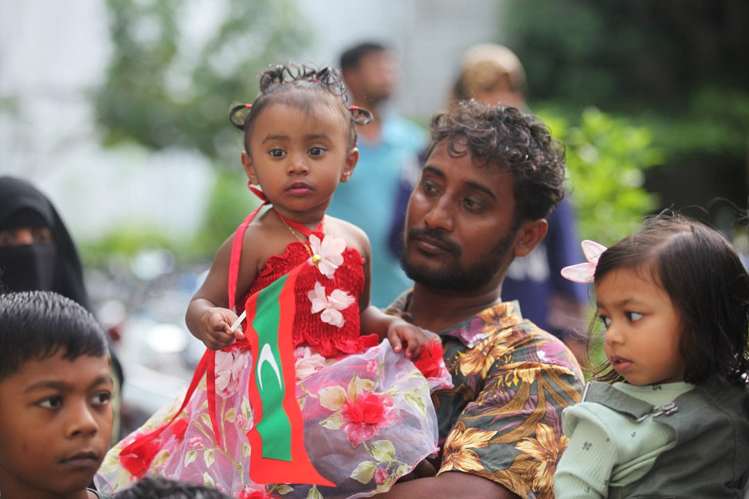 ރާއްޖޭގެ 57 ވަނަ މިނިވަން ދުވަހުގެ ޕެރޭޑްގެ ތެރެއިން - ފޮޓޯ: އަހުމަދު ސިރާޖް