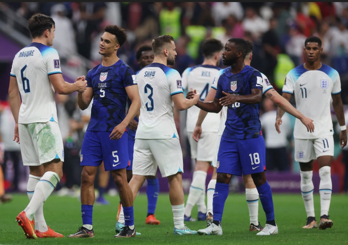 އެމެރިކާ އާއި އިންގްލެންޑް ބައްދަލުކުރި މެޗުގެ ތެރެއިން