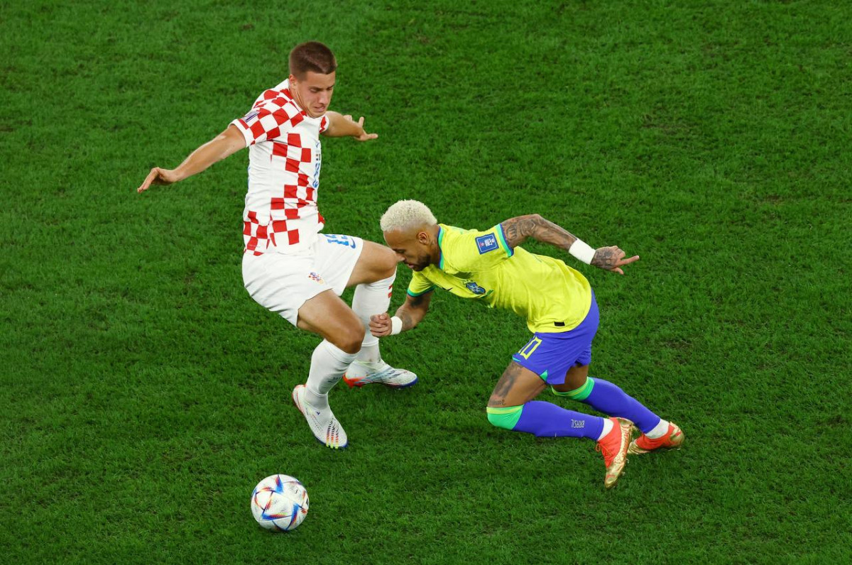 ބްރެޒިލް އަދި ކްރޮއޭޝިއާ ކުޅުނު މެޗުގެ ތެރެއިން - ފޮޓޯ: ރޮއިޓާސް