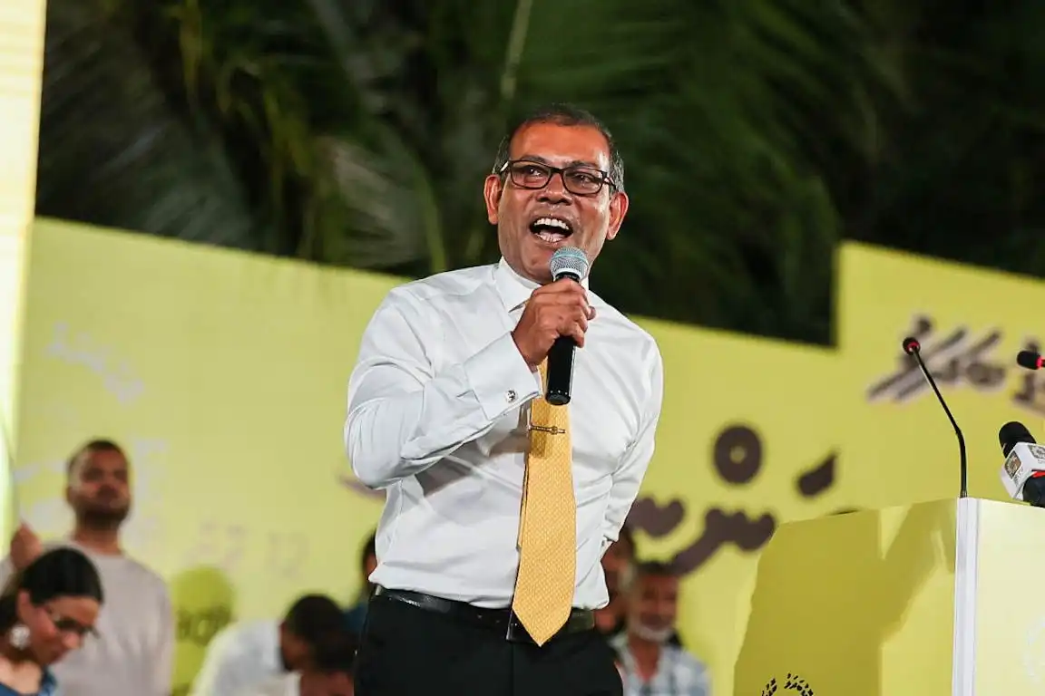 ކުރީގެ ރައީސް މުހައްމަދު ނަޝީދު "ބޮޑު ބަދަލު" ޖަލްސާގައި ވާހަކަދައްކަވަނީ