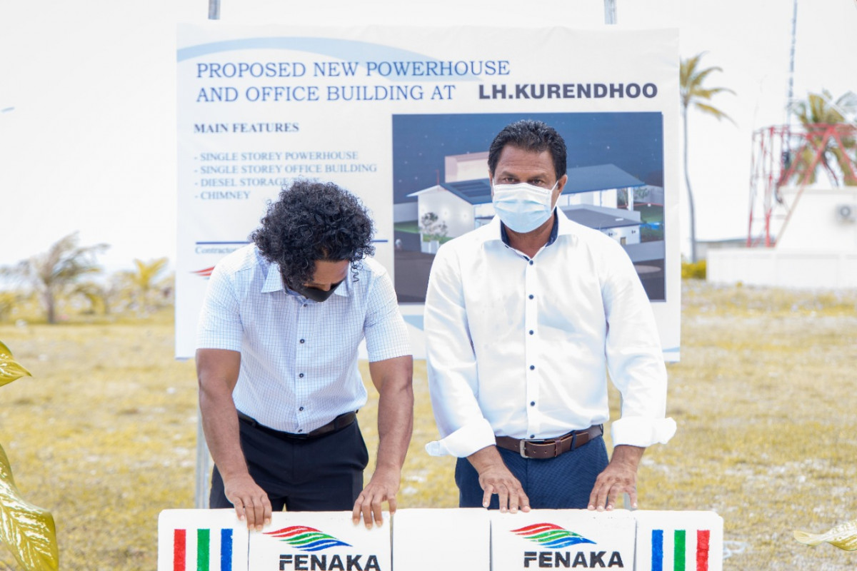 ޅ.ކުރެންދޫ އަލަށް އިމާރާތްކުރާ އިންޖީނުގެ ބިންގާ އެޅުމުގެ ތެރެއިން