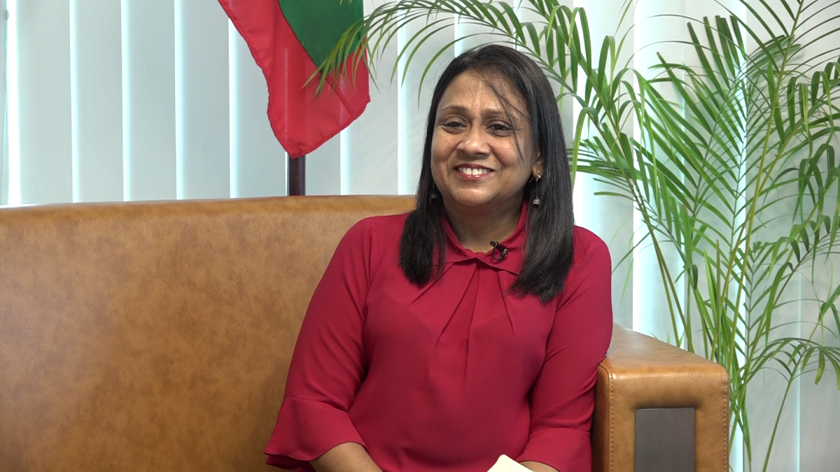 Minister of Fisheries, Marine Resources and Agriculture Zaha Waheed