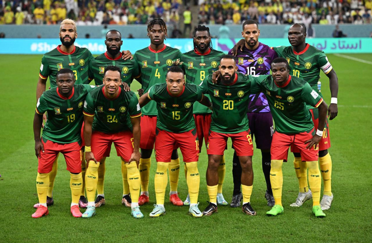 ކެމަރޫން އަދި ބްރެޒިލް ކުޅުނު މެޗުގެ ތެރެއިން - ފޮޓޯ: ރޮއިޓާސް