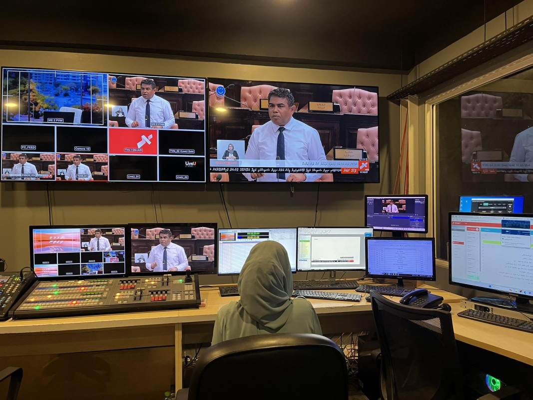 RaajjeTV's control room