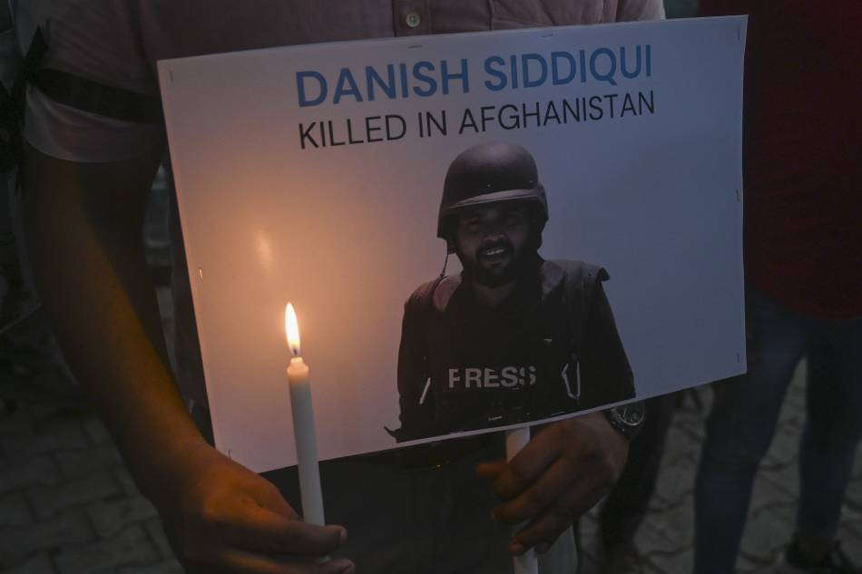 އަފްޣާނިސްތާނުގައި މަރާލި ރޮއިޓަރސްގެ ފޮޓޯ ޖަރނަލިސްޓް ދާނިޝް ސިއްދީގީ