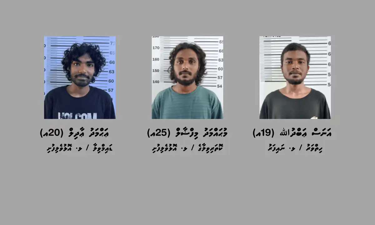 މަސްތުވާތަކެއްޗާ ދެކޮޅަށް ޅ.އަތޮޅުގައި ހިންގި ޚާއްސަ އޮޕަރޭޝަނެއްގައި ހައްޔަރުކުރި 3 މީހުން