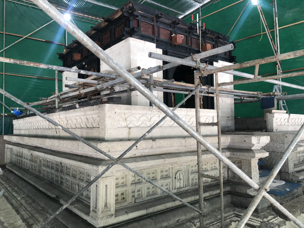 ކަޅުވަކަރު މިސްކިތް ރޭވުމުގެ މަސައްކަތް ކުރިޔަށްދަނީ