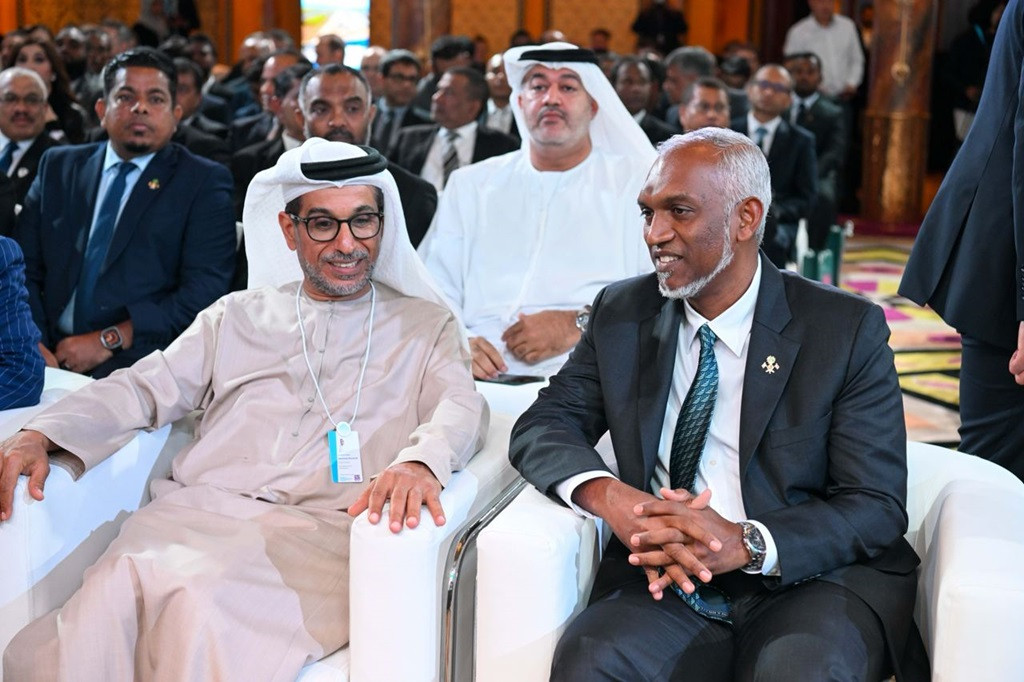 The Maldivian president attended the Invest Maldives 2024 Dubai on Tuesday