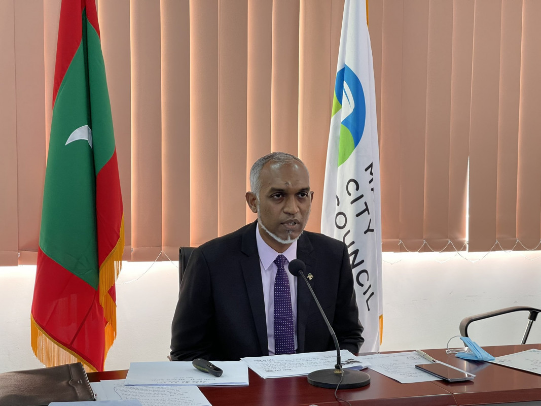 މާލޭގެ މޭޔަރު ޑރ.މުޙައްމަދު މުޢިއްޒު