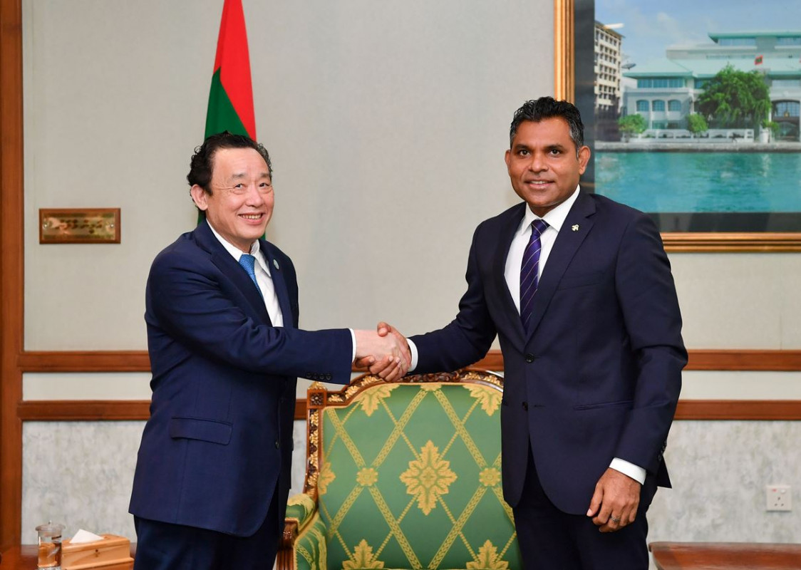 The meeting was held at the President’s Office on Tuesday morning.