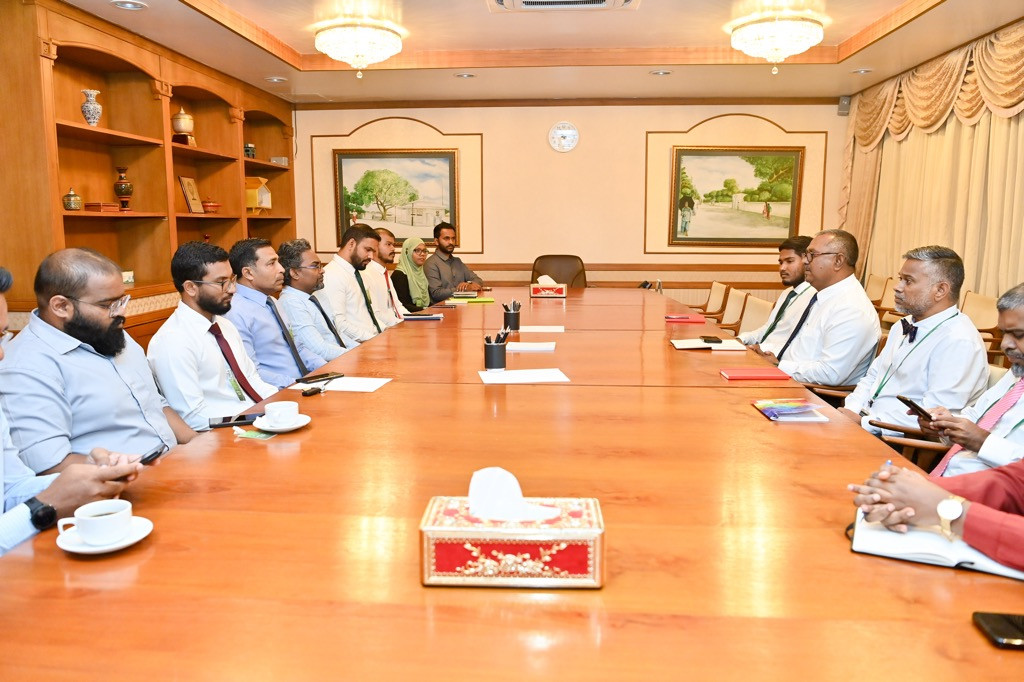 The President's Office held discussions with Maldives Broadcasting Commission and Maldives Media Council on Monday