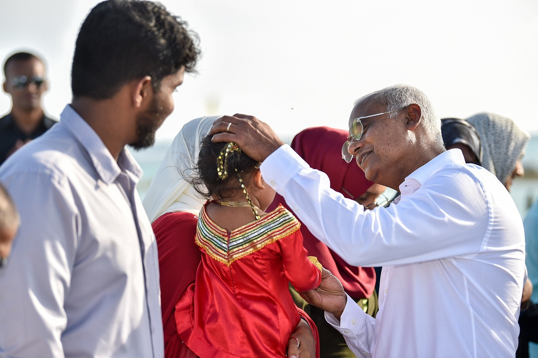 ރައީސުލްޖުމްހޫރިއްޔާ ގއ. ދާންދޫއަށް ކުރެއްވި ދަތުރުފުޅުގެ ތެރެއިން - ފޮޓޯ: ރައީސް އޮފީސް