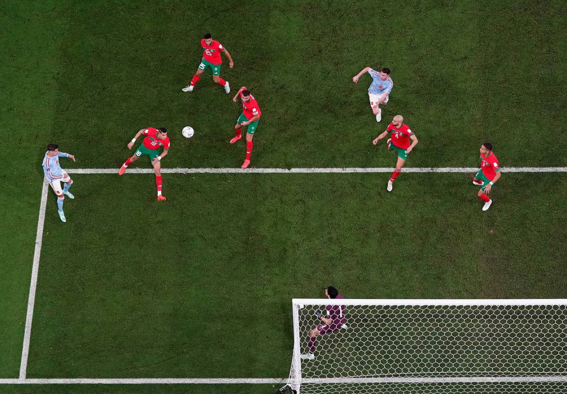 މޮރޮކޯ އަދި ސްޕެއިން ކުޅުނު މެޗުގެ ތެރެއިން - ފޮޓޯ: ރޮއިޓާސް