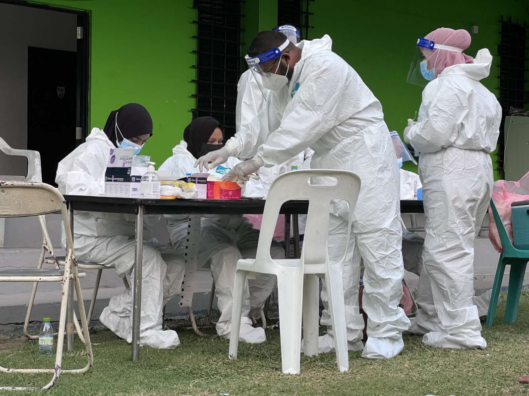 ކޮވިޑަށް ޓެސްޓުކުރުނީ