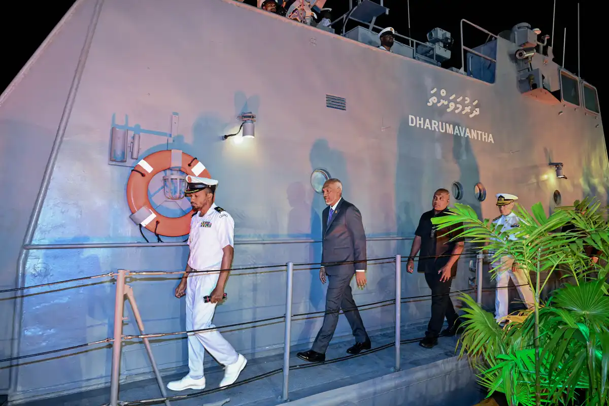 ދަރުމަވަންތަ މަނަވަރަށް ރައީސް ޑރ.މުހައްމަދު މުއިއްޒު އަރައިވަޑައިގަންނަވަނީ