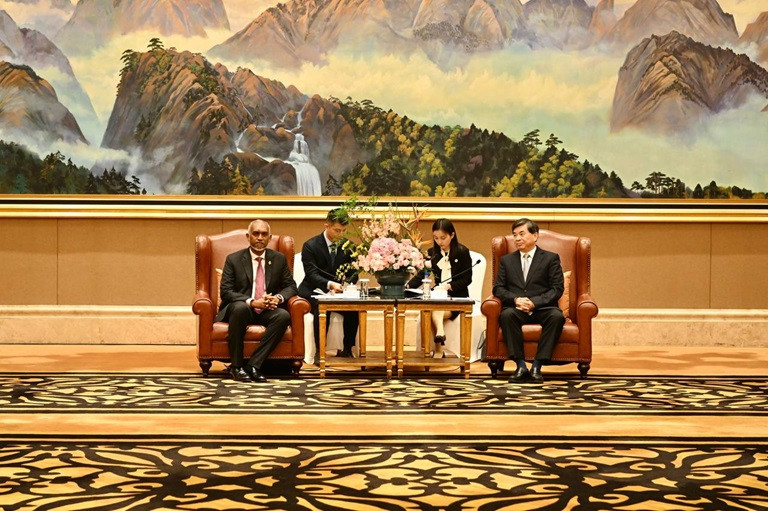 Secretary of Fujian Provincial Party Committee, and Governor of Fujian Province met with President Muizzu on Monday