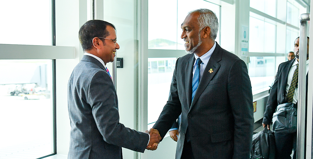 Pres. in Antigua and Barbuda for fourth SIDS Conference