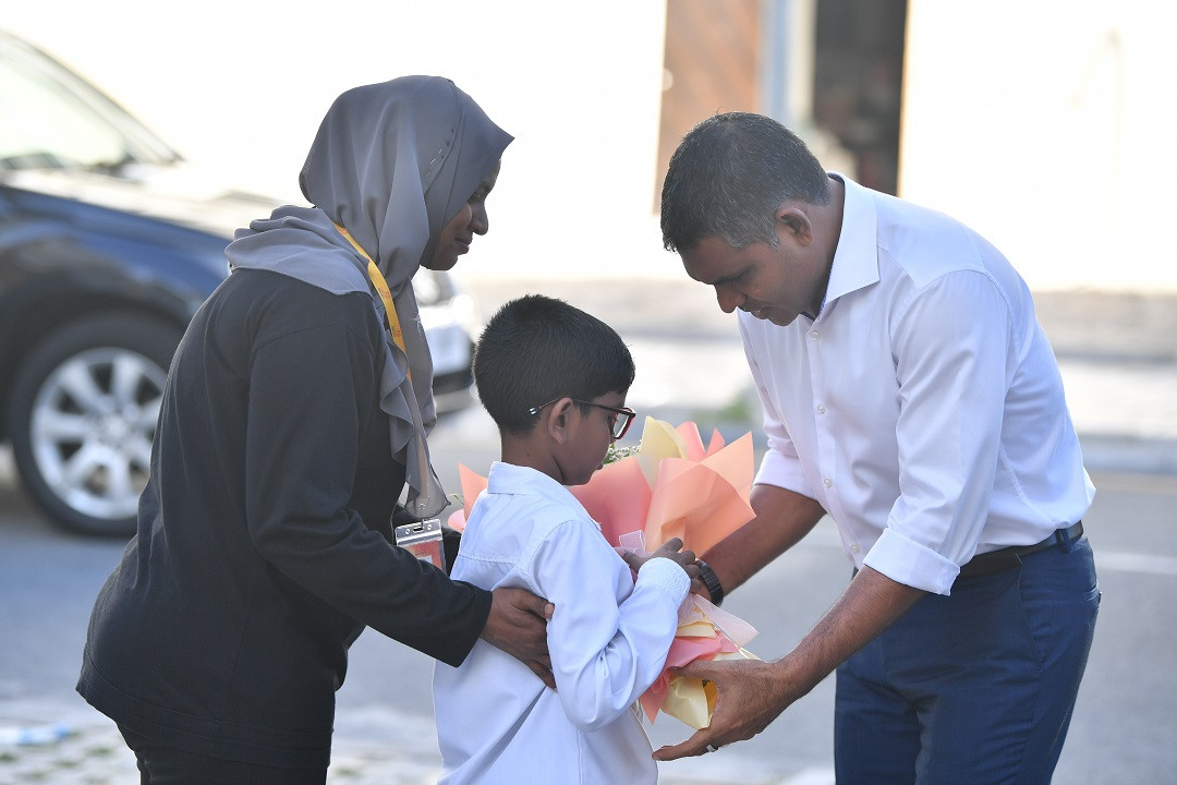 ނައިބު ރައީސް ހިޔާ ތެރަޕީ އެންޑް އިންޓަވެންޝަން ސެންޓަރ ހުޅުއްވައިދެއްވާފައިވަނީ އާދިއްތަ ދުވަހު - ފޮޓޯ: ރައީސް އޮފީސް