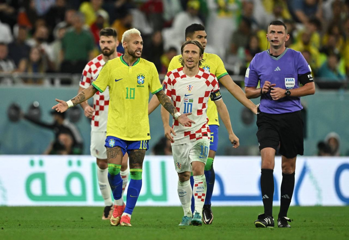 ބްރެޒިލް އަދި ކްރޮއޭޝިއާ ކުޅުނު މެޗުގެ ތެރެއިން - ފޮޓޯ: ރޮއިޓާސް