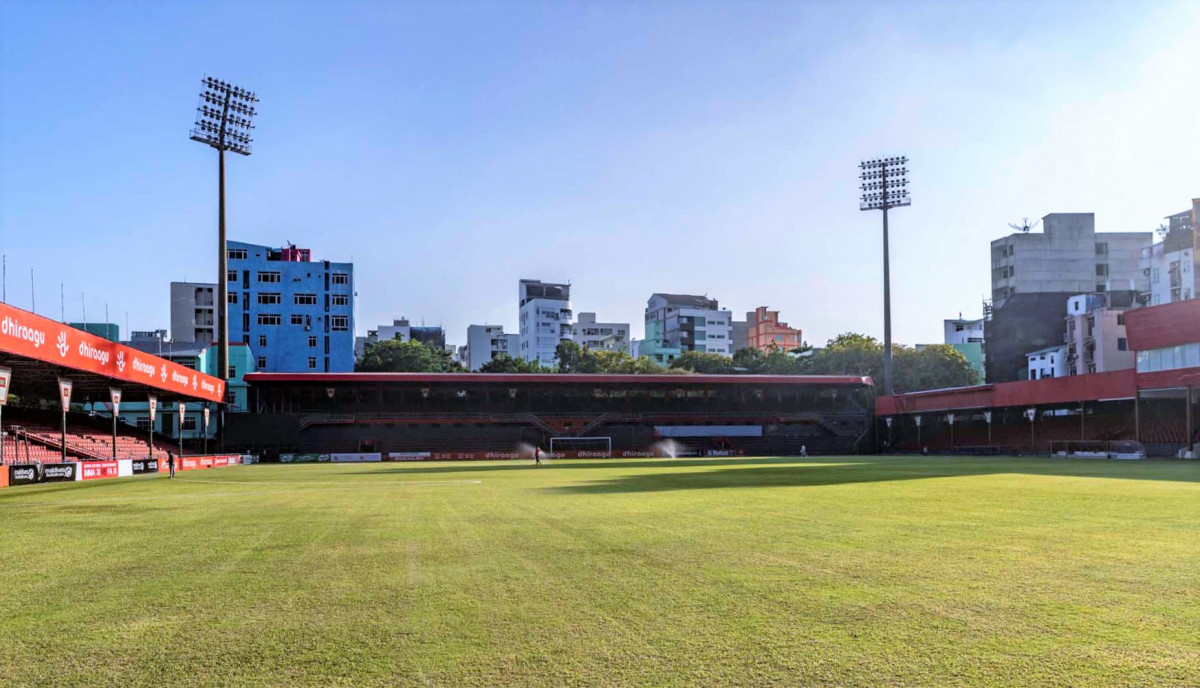 National Football Stadium in Galolhu-ward of capital Male' City