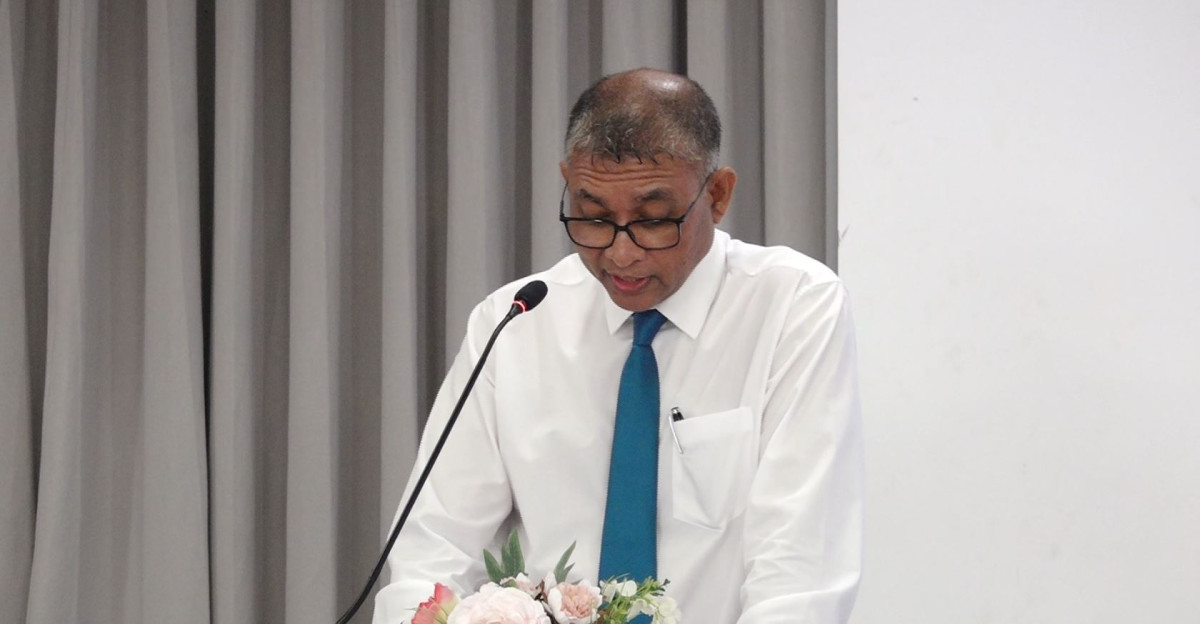 ހެލްތު މިނިސްޓްރީގެ ސްޓޭޓް މިނިސްޓަރު އަހުމަދު އާދިލް