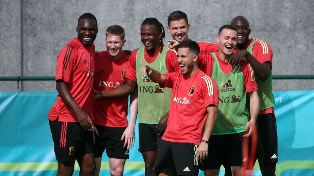 ފިންލެންޑް މެޗުގެ ކުރިން ބެލްޖިއަމުން ކުރިއަށްގެންދިޔަ ތަމްރީނުތަކުގެ ތެރެއިން