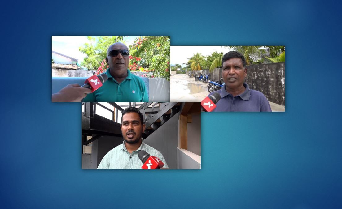 ހަނިމާދޫ ކައުންސިލް ރައީސް އަދި ބައެއް އާއްމުން