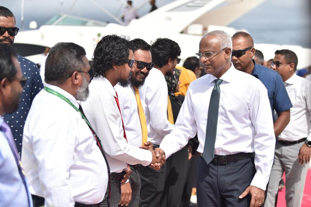 ރައީސުލްޖުމްހޫރިއްޔާ އިބްރާހިމް މުޙައްމަދު ޞާލިޙް މ. ވޭވަށަށް ވަޑައިގަތުން