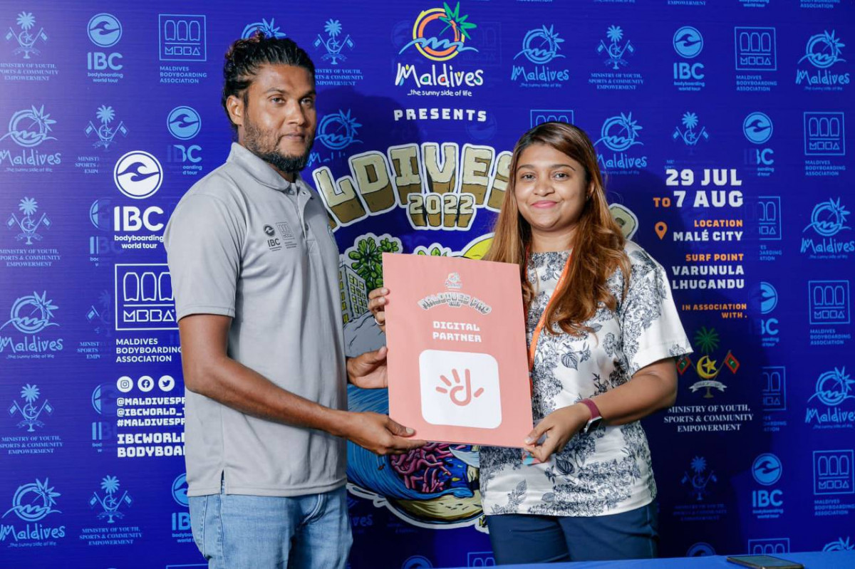Dhiraagu has signed as the Digital Partner for the Maldives PRO 2022 IBC World Tour