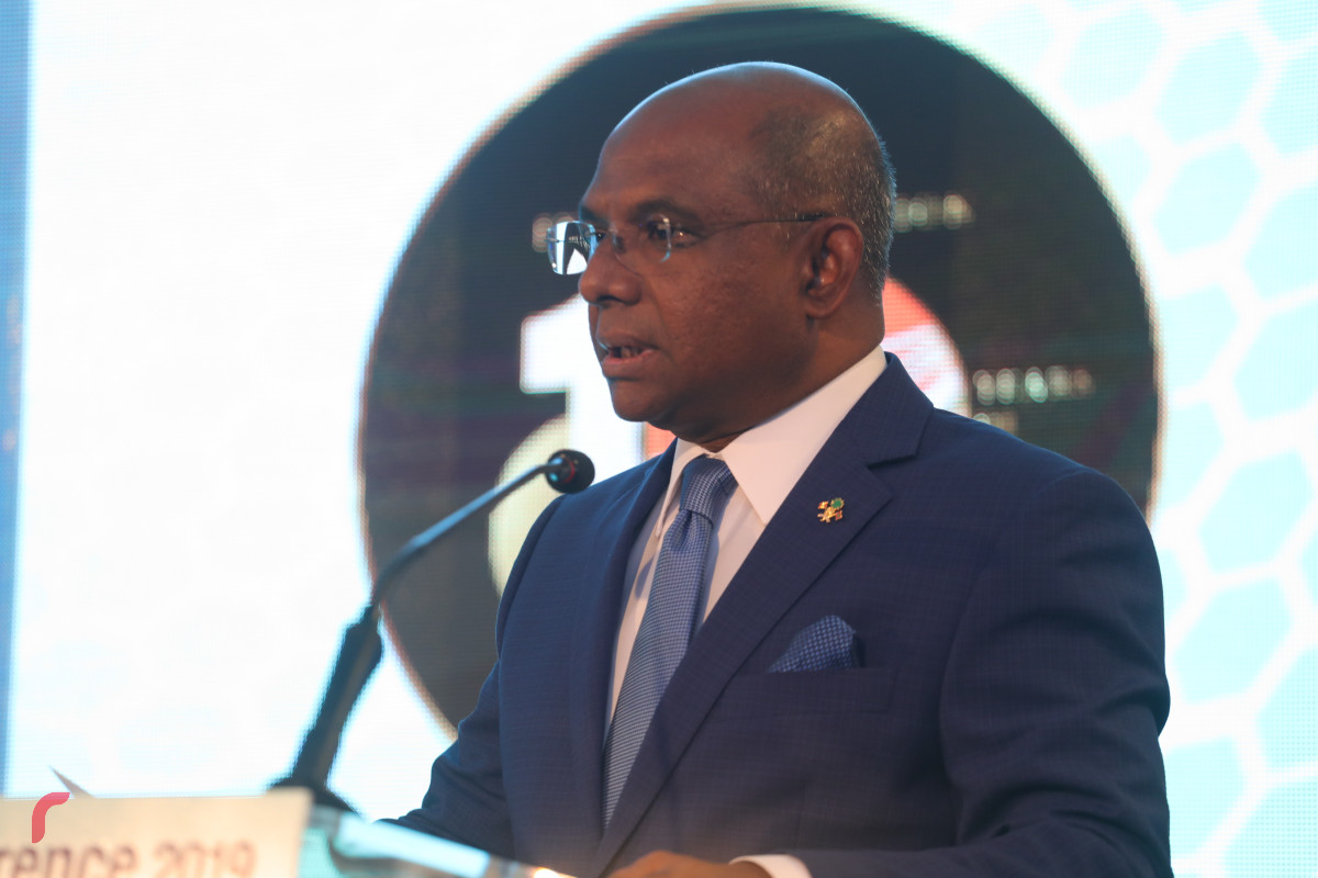 03 ސެޕްޓެމްބަރ 2019 | 4 ވަނަ ސައުތް އޭޝިއަން ކޮންފަރެންސް ފެށުމުގެ ގޮތުން ޕެރެޑައިޒް އައިލެންޑް ރިސޯޓުގައި ބޭއްވި ޖަލްސާގެ ތެރެއިން -- ފޮޓޯ: ޝުއައިބް މުހައްމަދު