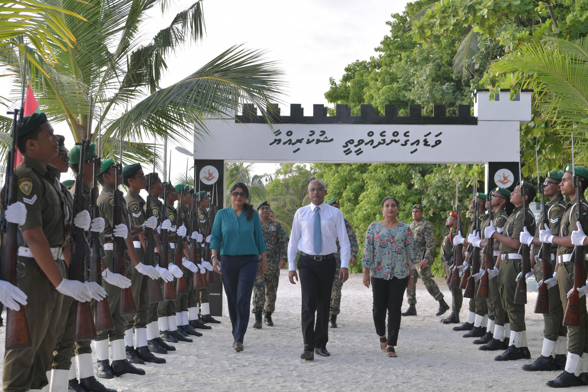 ރައީސް ސޯލިހު ގައުމީ ކެޑޭޓް ކޭންޕަށް ކުރެއްވި ޒިޔާރާތުގެ ތެރެއިން