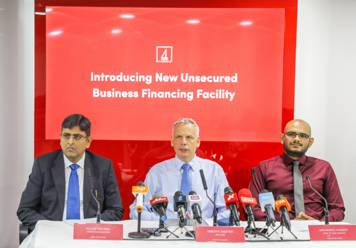 From the press conference held by Bank of Maldives (BML)