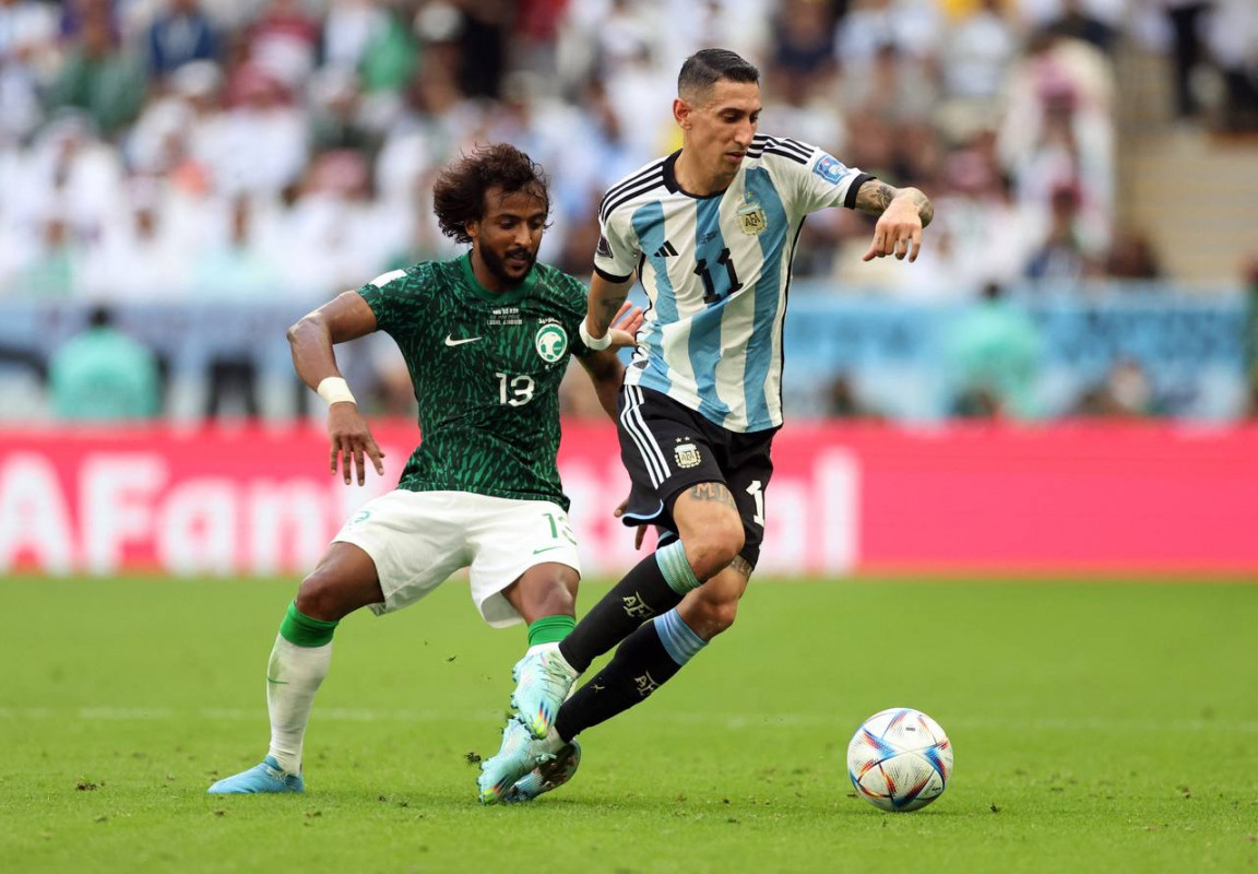 އާޖެންޓީނާ އަދި ސައޫދީ އަރަބިއްޔާ ކުޅުނު މެޗުގެ ތެރެއިން: ފޮޓޯ - ރޮއިޓާސް 