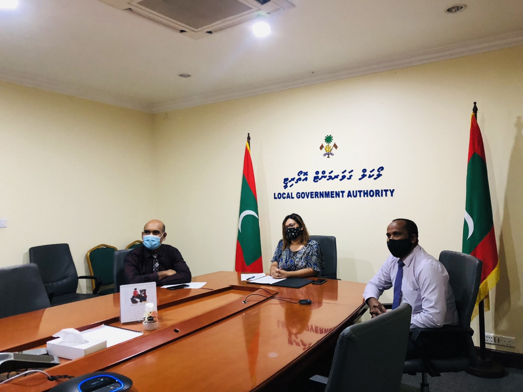 ލޯކަލް ގަވަމަންޓް އޮތޯރިޓީ އެލްޖީއޭއިން ވާޗުއަލްކޮށް ކައުންސިލަކާއެކު ބޭއްވި ބައްދަލުކުރެއްވުމުގެ ތެރެއިން