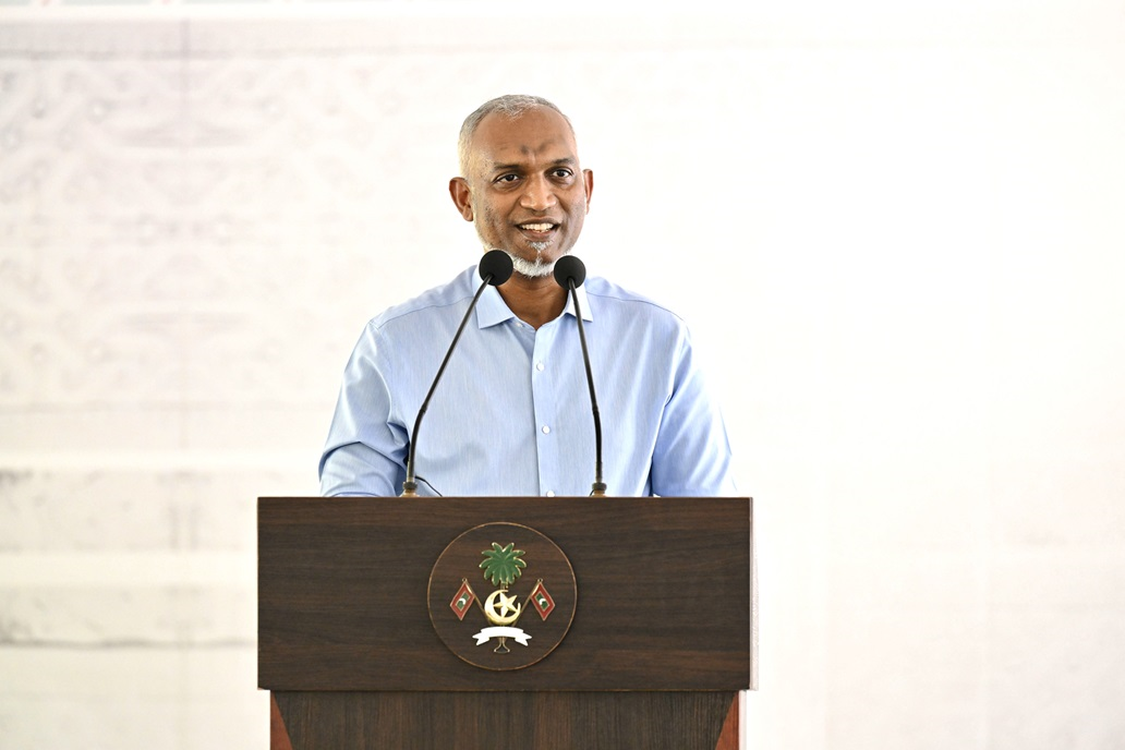 އޮމަދޫގައި ރައީސް ޑރ.މުހައްމަދު މުއިއްޒު ވާހަކަފުޅު ދައްކަވަނީ