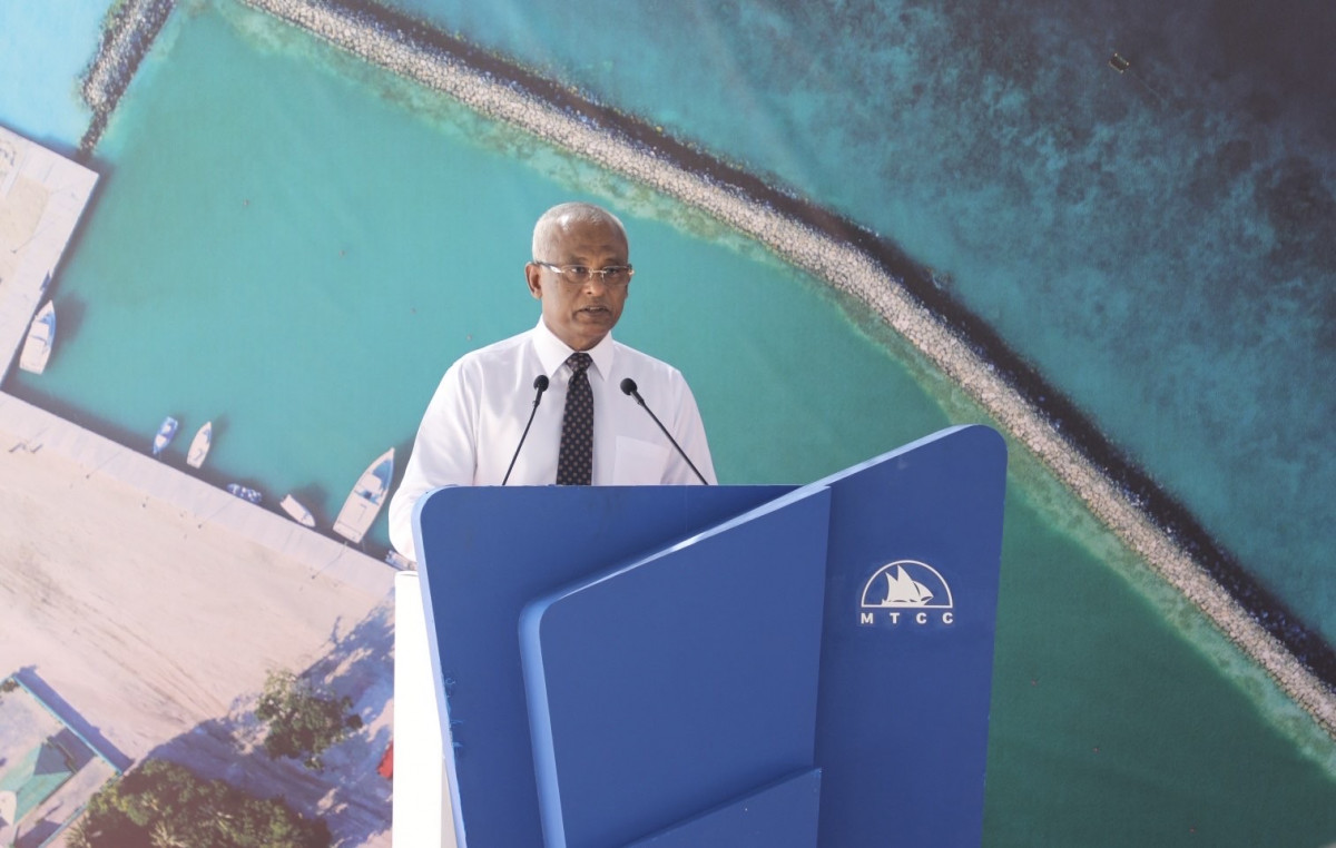 ލަންދޫ ބަނދަރު ހުޅުވުމުގެ ރަސްމިއްޔާތުގައި ރައީސުލްޖުމްހޫރިއްޔާ ވާހަކަފުޅު ދައްކަވަނީ