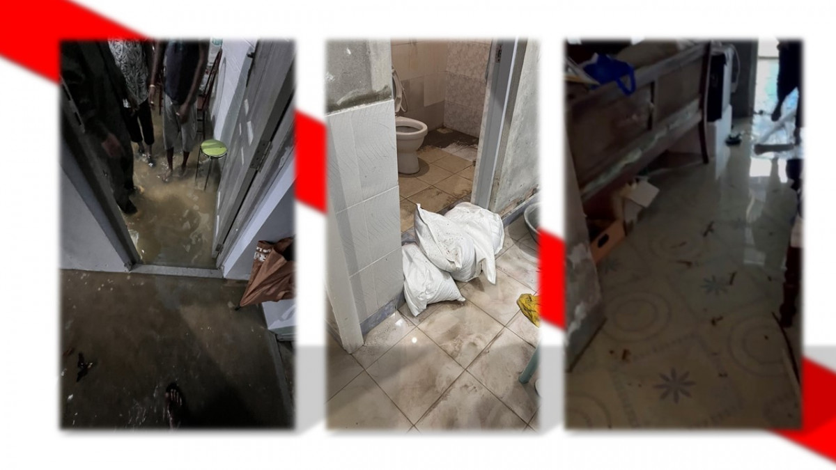 އައްޑޫ ސިޓީގެ ބައެއް ގެތަކަށް ފެން ވަދެފައި